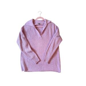 American Eagle XXS Oversized Soft Purple Lounge Sweater